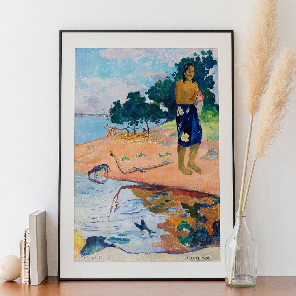 Paul Gauguin Haere Pape Art Print 13x19 Tahitian Post Impressionist Repro